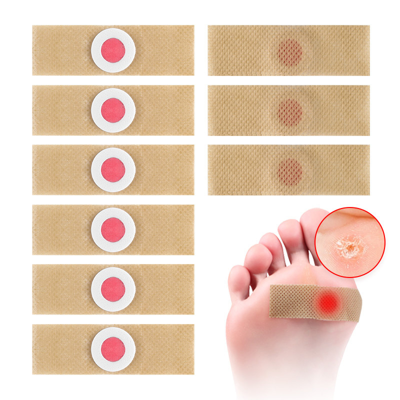Detox Foot Patch - (.) 6개입 발 관리 스티커, 굳은살