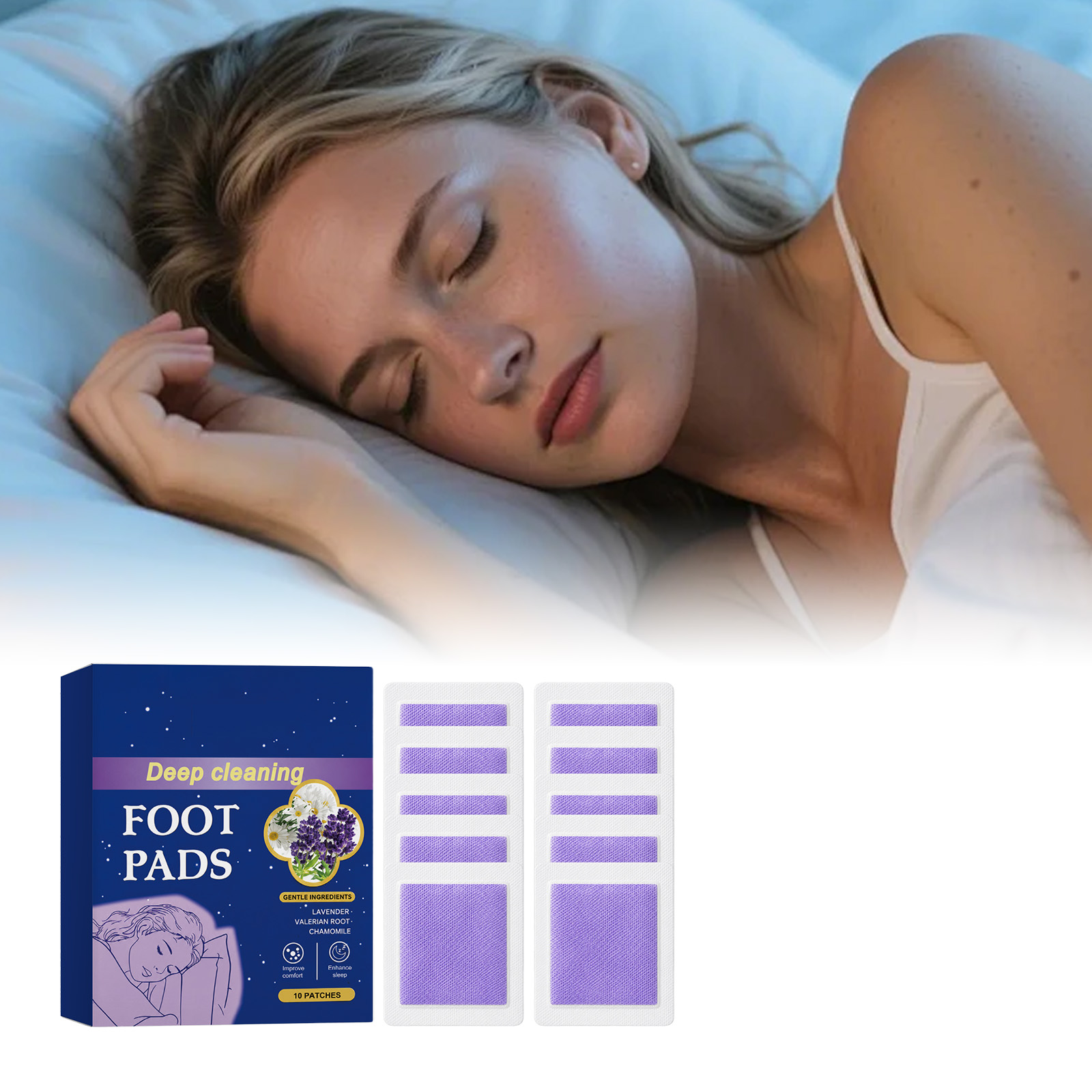 Detox Foot Patch - 딥 슬립 풋 패치 건조하고 거친