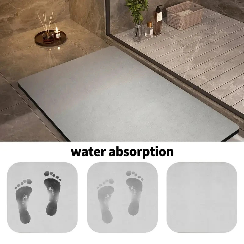 VIKAMA 규조토 목욕 매트 솔리드 컬러 빠른 건조  - Bamboo Bath Mat 리뷰 및 가격