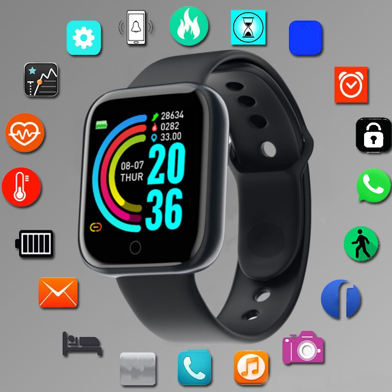 스마트 워치 남녀공용 스포츠 모드 음악 제어 칼로리 거 - Health Wellness Bracelet 리뷰 및 가격