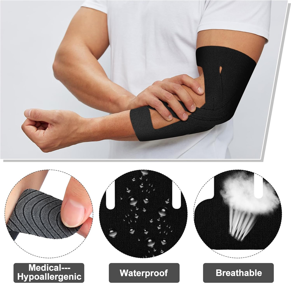 팔꿈치 통증 완화를 위한 5PCS Precut Kine - Sports Taping Precut 리뷰 및 가격